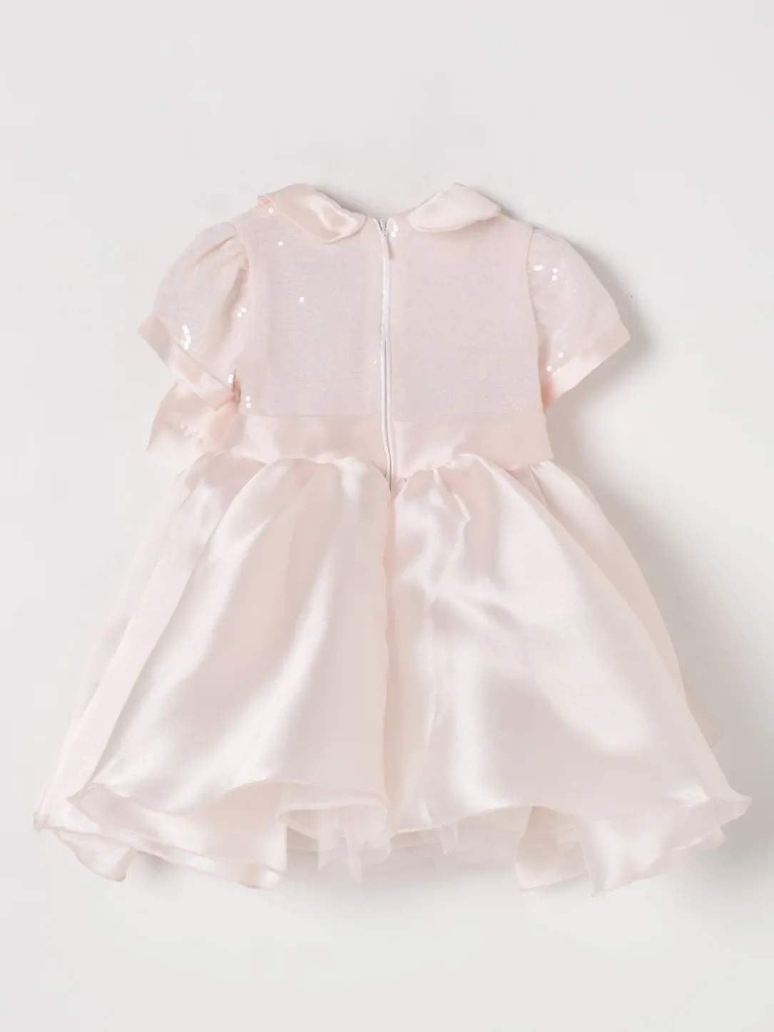 Abito in organza con paillettes Monnalisa