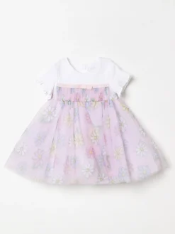 Abito in tulle a fantasia margherita Monnalisa