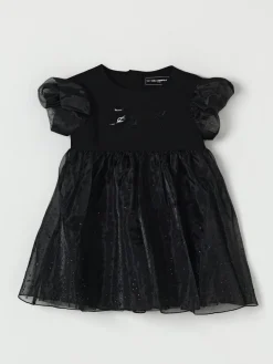 Abito in tulle con strass Karl Lagerfeld Kids