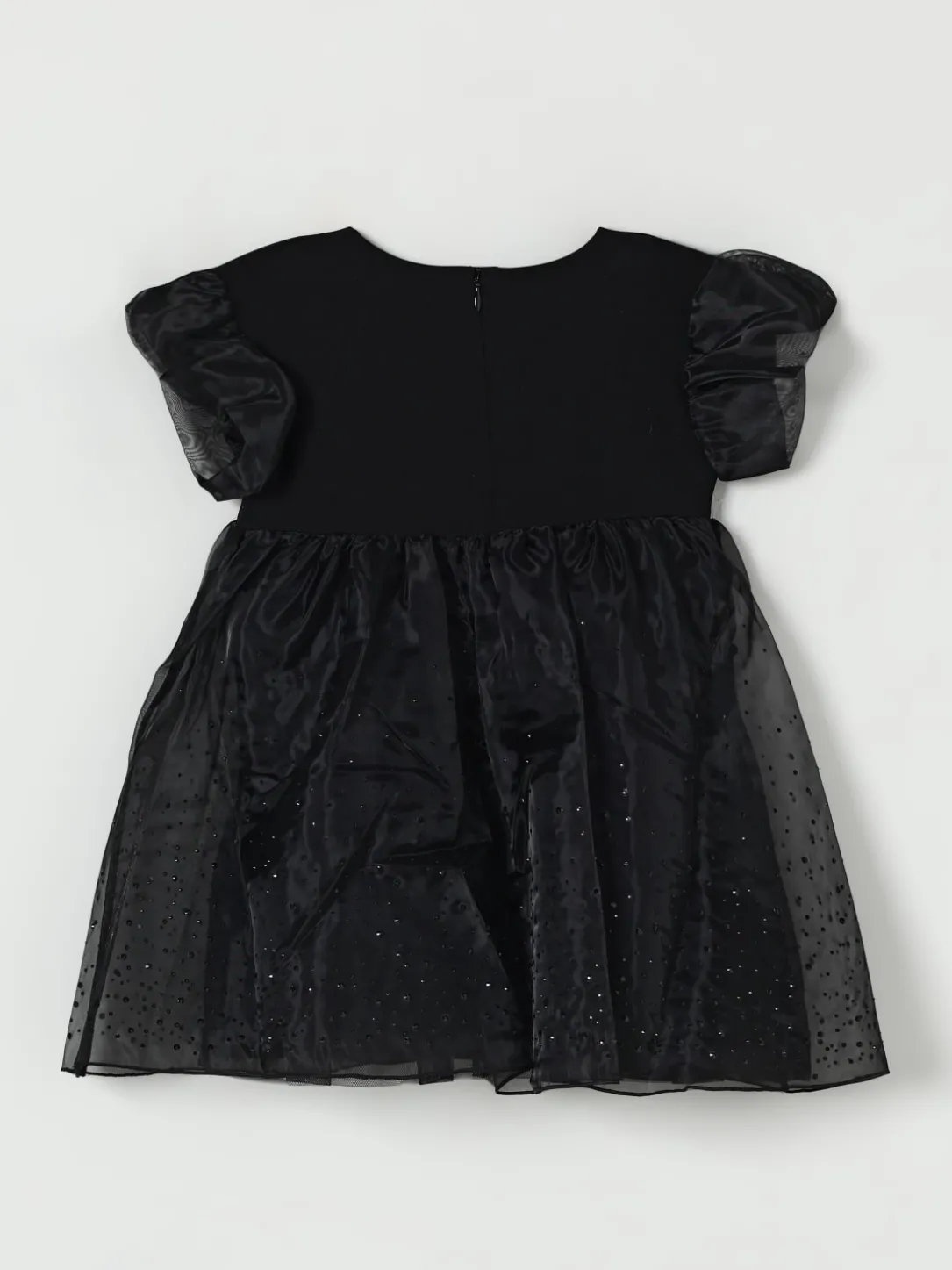 Abito in tulle con strass Karl Lagerfeld Kids