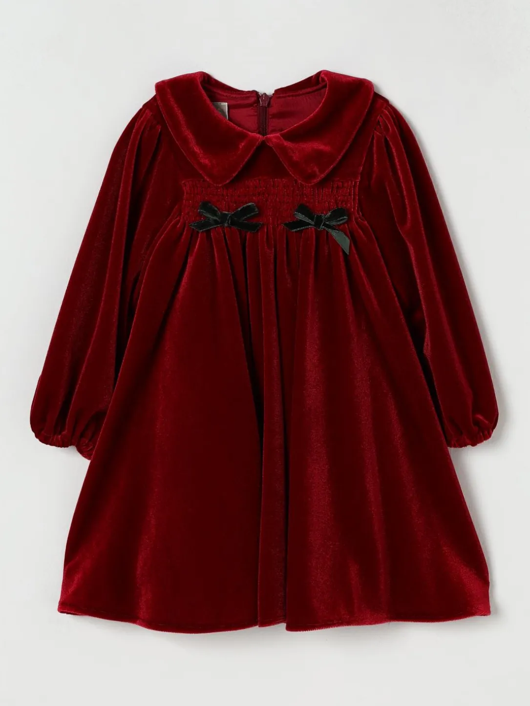 Abito in velluto con fiocco La Stupenderia