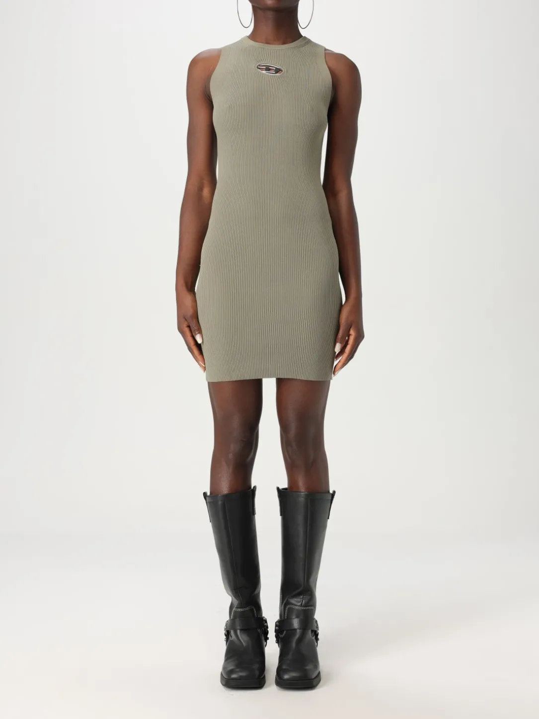 Abito mini Diesel in viscosa stretch