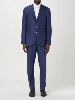 Abito monopetto Brunello Cucinelli in misto lino