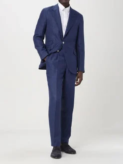 Abito monopetto Brunello Cucinelli in misto lino