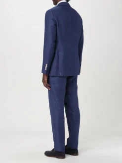 Abito monopetto Brunello Cucinelli in misto lino