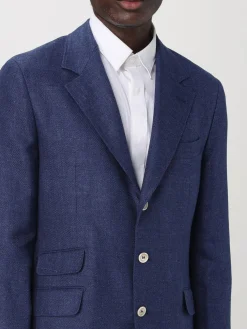 Abito monopetto Brunello Cucinelli in misto lino