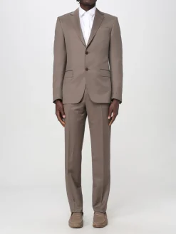 Abito monopetto Zegna in misto lana e Mohair