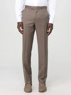 Abito monopetto Zegna in misto lana e Mohair