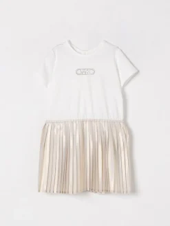 Abito plissettato in cotone Michael Kors