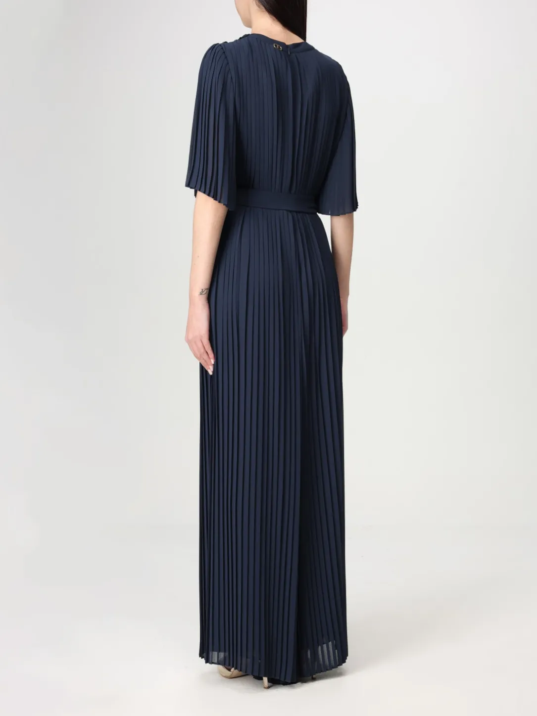 Abito plissettato Twinset in crêpe