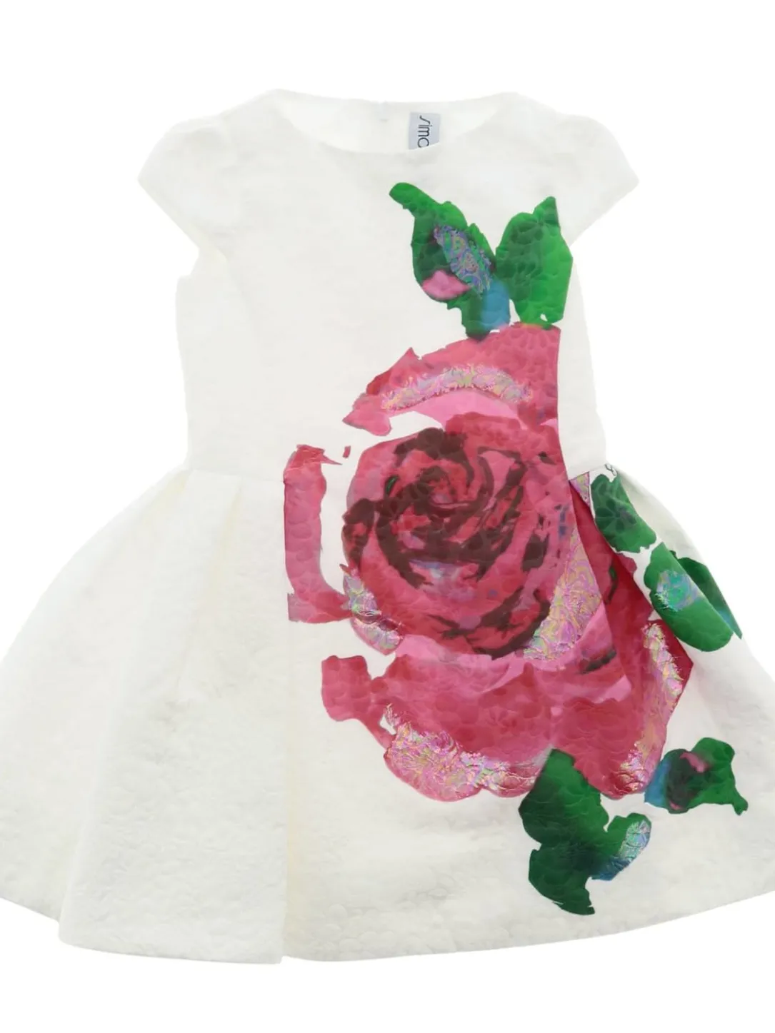 Abito Simonetta con maxi stampa floreale