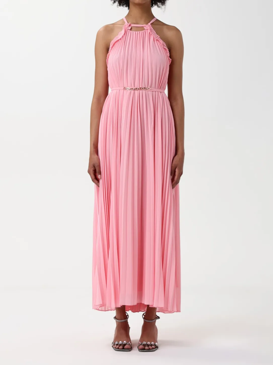 Abito Twinset in crêpe plissettato