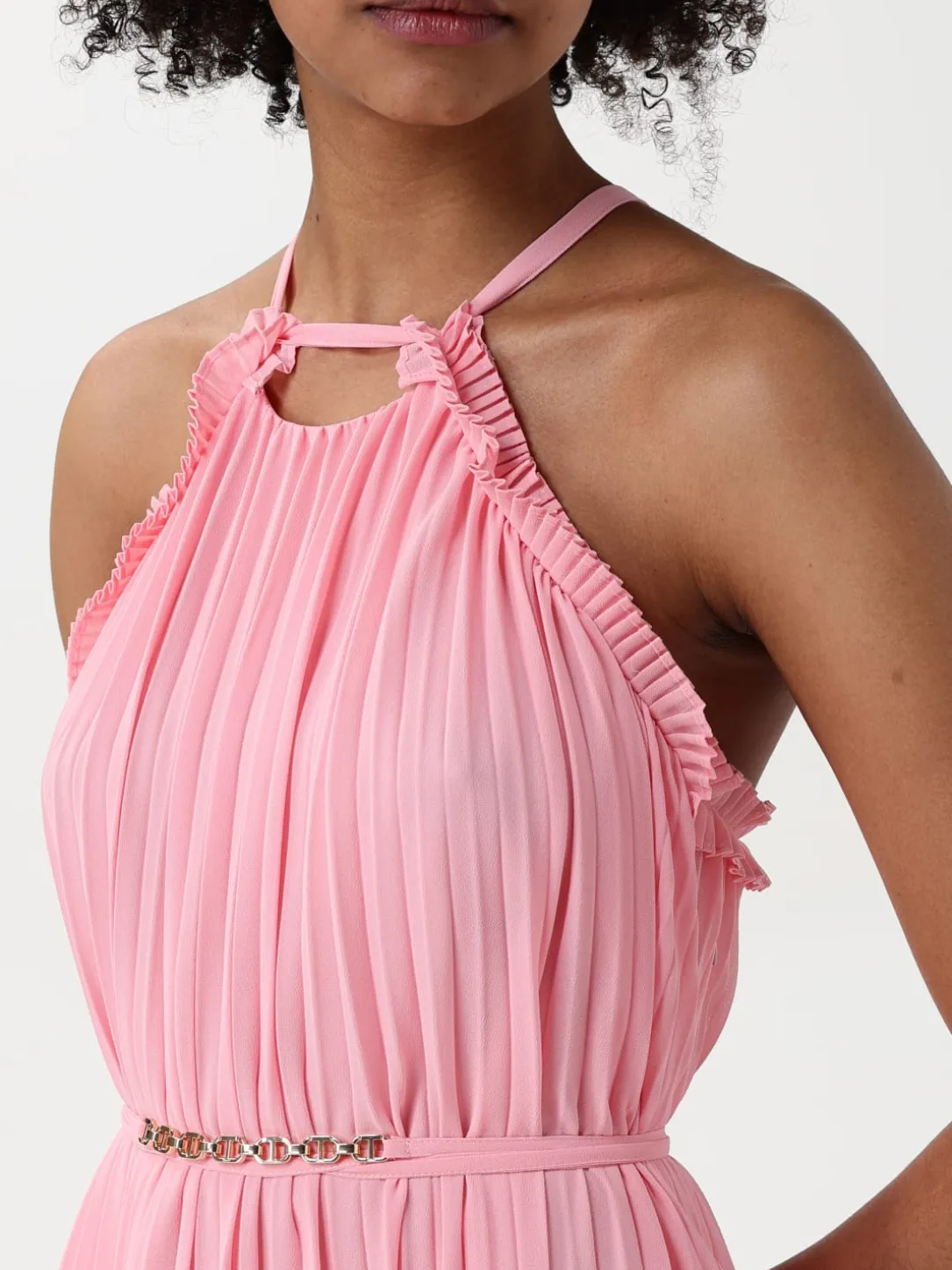 Abito Twinset in crêpe plissettato