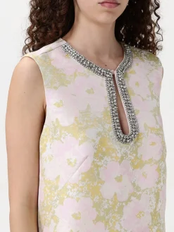 Abito Twisnet Actitude in crêpe con stampa floreale