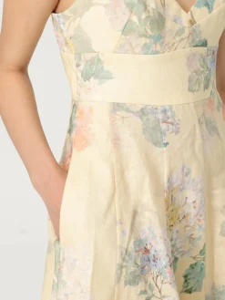 Abito Zimmermann in lino con stampa floreale