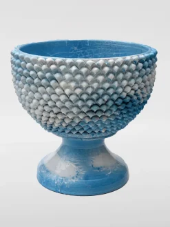 Alzata Mezza Pigna Terzo Fuoco Bartes in ceramica