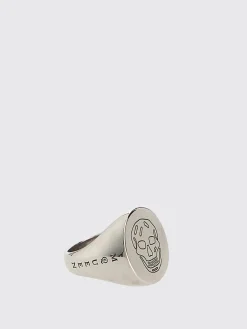 Anello Skull McQueen in ottone