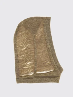 Balaclava Rick Owens in lana sfrangiata