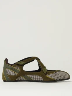 Ballerina Floor 001 The Attico in camoscio e mesh