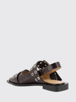 Ballerina Ganni in vernice