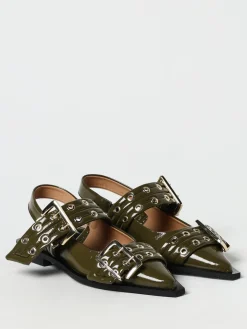 Ballerina Ganni in vernice