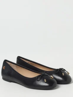 Ballerina Lauren Ralph Lauren in pelle con fiocco