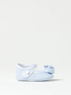 Ballerina Le Bebe' in cotone con fiore applicato