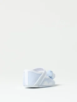 Ballerina Le Bebe' in cotone con fiore applicato