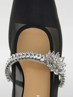 Ballerina Lotus Flower Mach&Mach in nylon a rete con cristalli pavè