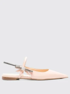 Ballerina Mach&Mach in vernice con fiocco e strass