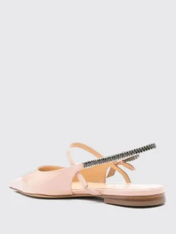 Ballerina Mach&Mach in vernice con fiocco e strass