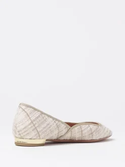 Ballerina Maia Aquazzura in tweed