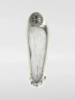 Ballerina Minnie Travel Tory Burch in pelle laminata