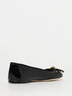 Ballerina Opera Bow Versace in vernice con fiocco