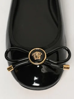 Ballerina Opera Bow Versace in vernice con fiocco