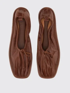 Ballerina Puntera Hereu in pelle arricciata