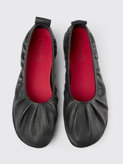 Ballerina Right Camper in pelle drappeggiata