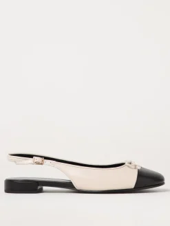 Ballerina Slingback Tory Burch in pelle con fiocco