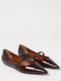 Ballerina Stuart Weitzman in vernice stampa animalier