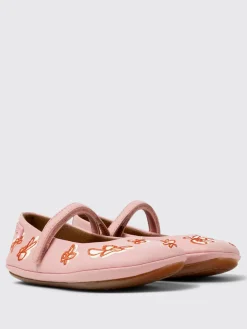 Ballerina Twins Camper in pelle con stampa floreale