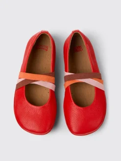 Ballerina Twins Camper in pelle s grana