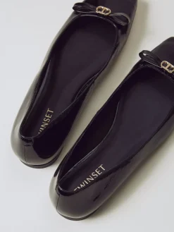 Ballerina Twinset in vernice