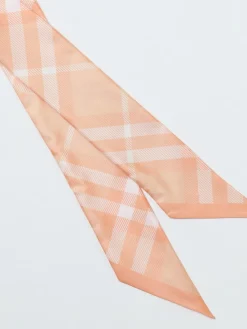 Bandeau Burberry in seta stampa check