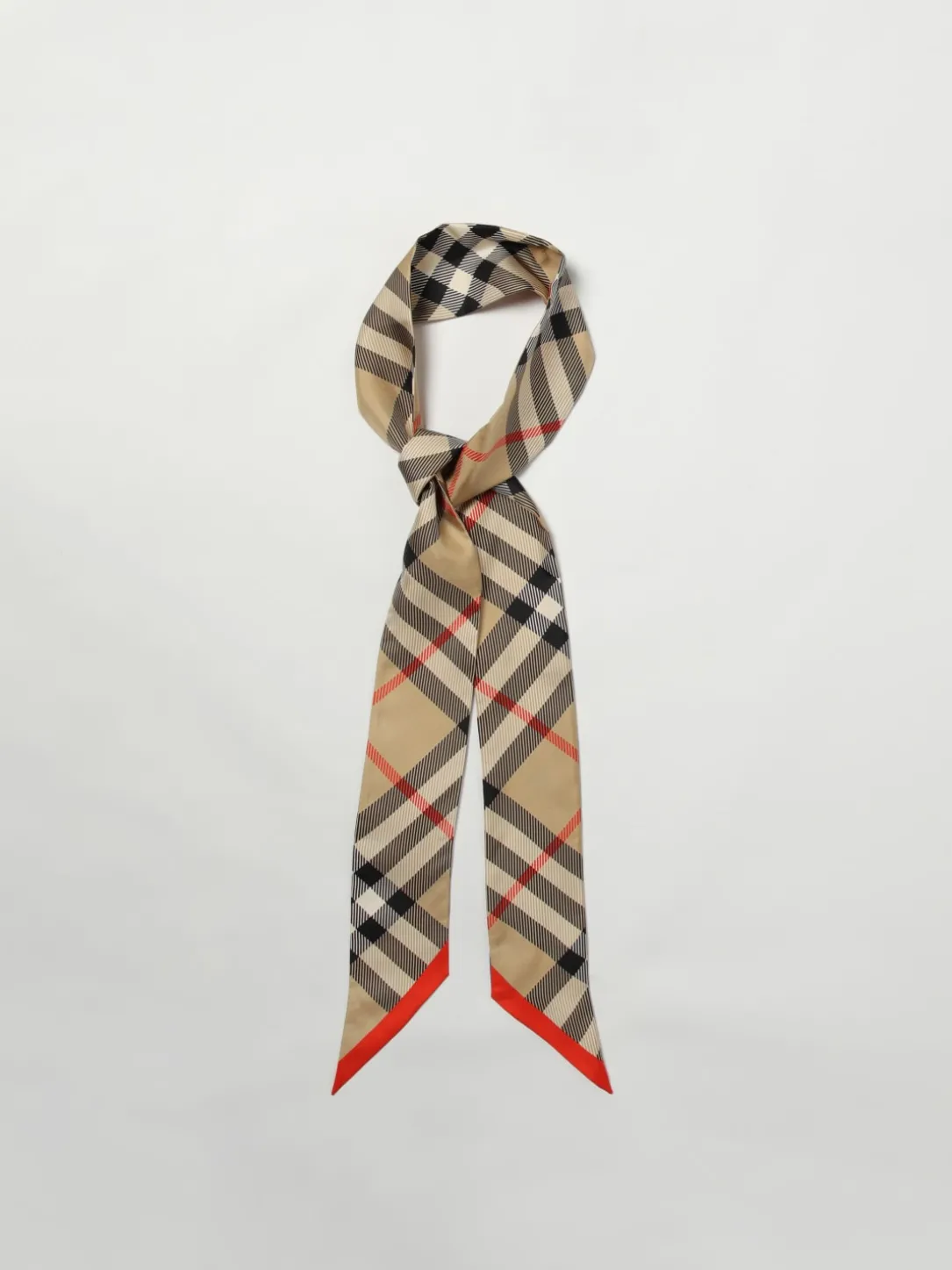 Bandeau Vintage Check Burberry in seta stampata