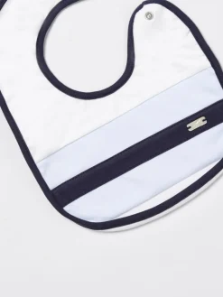 Bavaglino in cotone con logo Le Bebe'