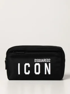 Beauty case Dsquared2 in nylon con logo Icon