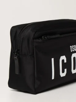 Beauty case Dsquared2 in nylon con logo Icon