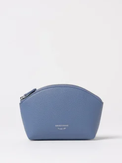 Beauty case Emporio Armani in pelle sintetica a grana