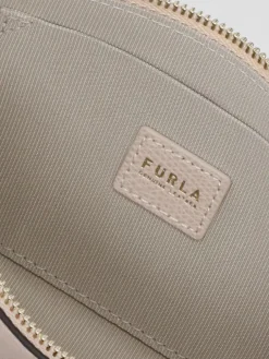 Beauty case Furla in pelle a grana