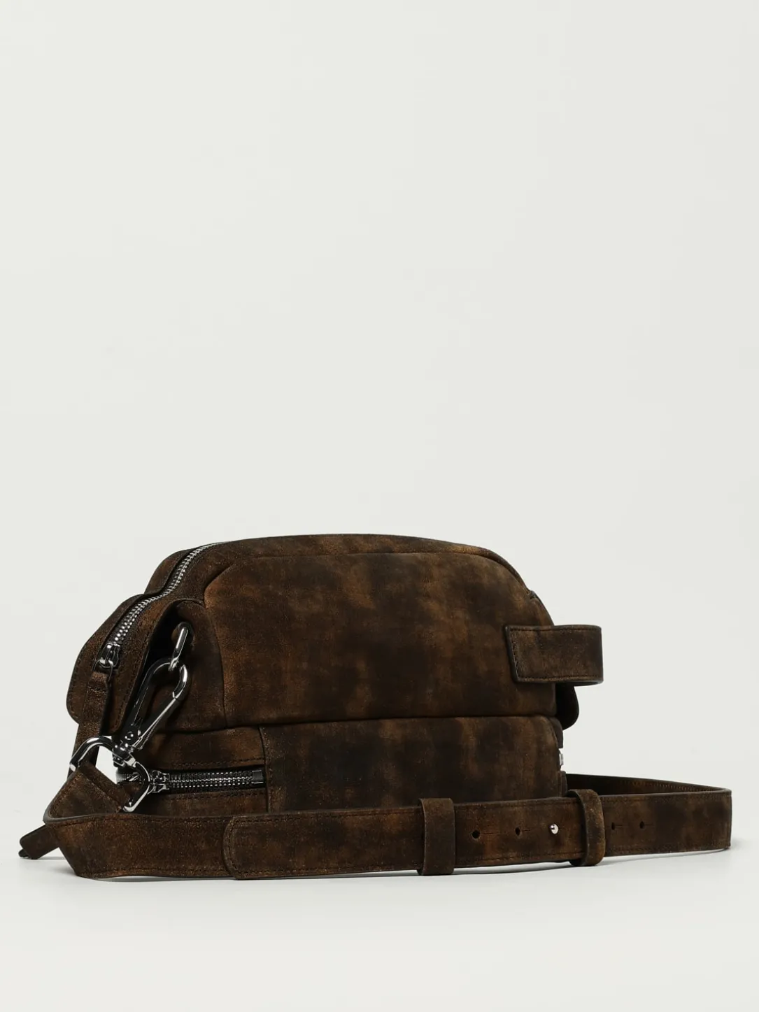 Beauty case in camoscio Emporio Armani